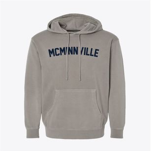 Mcminnville Oregon Classic Curve Pigment-Dyed Hoodie
