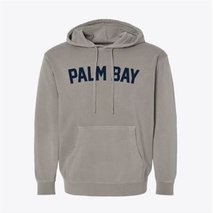 Palm Bay Florida Classic Curve Pigment-Dyed Hoodie