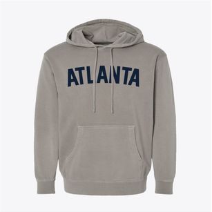 Atlanta Wisconsin Classic Curve Pigment-Dyed Hoodie