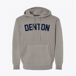 Denton Kansas Classic Curve Pigment-Dyed Hoodie