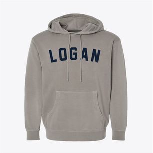 Logan North Dakota Classic Curve Pigment-Dyed Hoodie