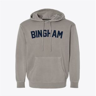 Bingham Illinois Classic Curve Pigment-Dyed Hoodie