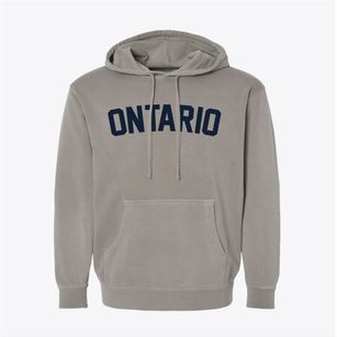 Ontario Oregon Classic Curve Pigment-Dyed Hoodie