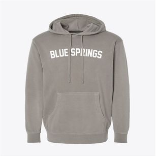 Blue Springs Missouri Classic Curve Pigment-Dyed Hoodie