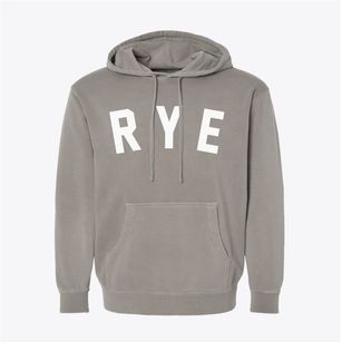 Rye New York Classic Curve Pigment-Dyed Hoodie