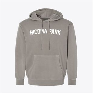 Nicoma Park Oklahoma Classic Curve Pigment-Dyed Hoodie