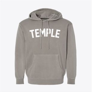 Temple Oklahoma Classic Curve Pigment-Dyed Hoodie
