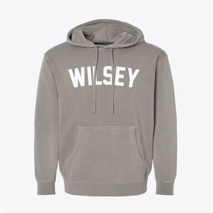 Wilsey Kansas Classic Curve Pigment-Dyed Hoodie
