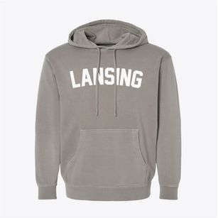 Lansing New York Classic Curve Pigment-Dyed Hoodie