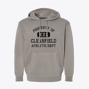 Clearfield Pennsylvania Athletic Dept Pigment-Dyed Hoodie