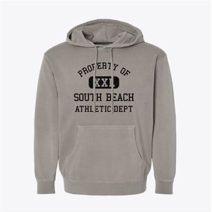 South Beach Florida Athletic Dept Pigment-Dyed Hoodie