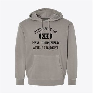 New Bloomfield Missouri Athletic Dept Pigment-Dyed Hoodie