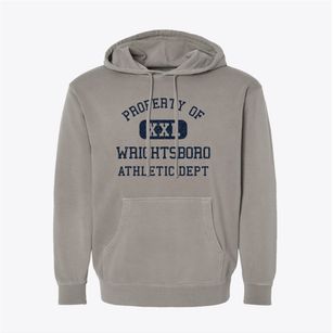 Wrightsboro North Carolina Athletic Dept Pigment-Dyed Hoodie