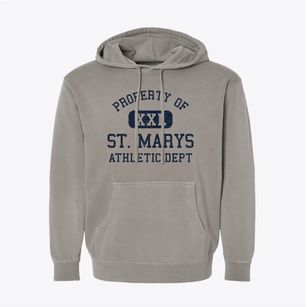 St. Marys West Virginia Athletic Dept Pigment-Dyed Hoodie