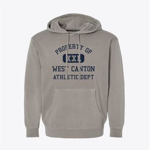 West Canton North Carolina Athletic Dept Pigment-Dyed Hoodie