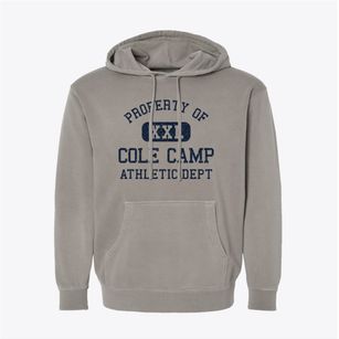 Cole Camp Missouri Athletic Dept Pigment-Dyed Hoodie