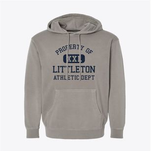 Littleton North Carolina Athletic Dept Pigment-Dyed Hoodie
