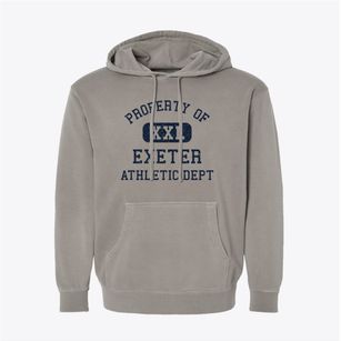 Exeter New Hampshire Athletic Dept Pigment-Dyed Hoodie