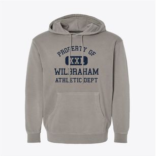Wilbraham Massachusetts Athletic Dept Pigment-Dyed Hoodie