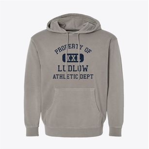 Ludlow Missouri Athletic Dept Pigment-Dyed Hoodie