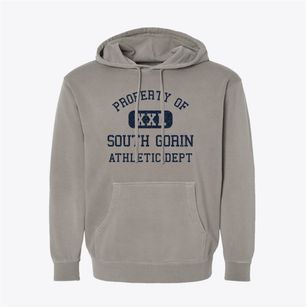 South Gorin Missouri Athletic Dept Pigment-Dyed Hoodie
