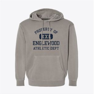 Englewood Ohio Athletic Dept Pigment-Dyed Hoodie