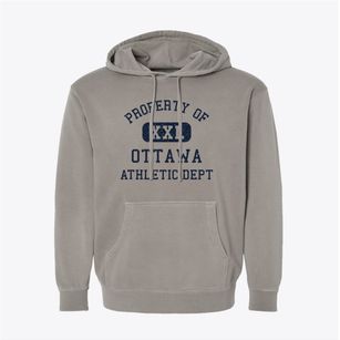 Ottawa Kansas Athletic Dept Pigment-Dyed Hoodie