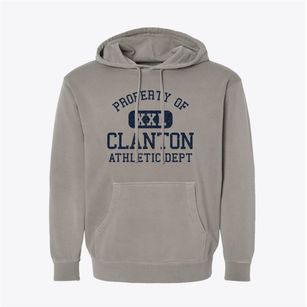 Clanton Alabama Athletic Dept Pigment-Dyed Hoodie