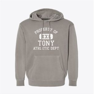 Tony Wisconsin Athletic Dept Pigment-Dyed Hoodie