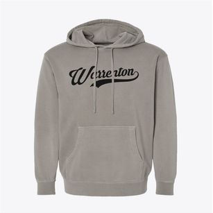Warrenton Oregon Vintage Team Pigment-Dyed Hoodie