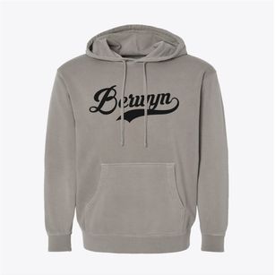 Berwyn Illinois Vintage Team Pigment-Dyed Hoodie