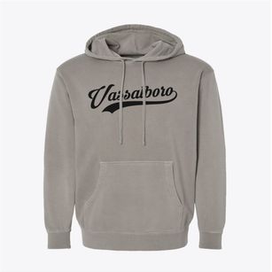 Vassalboro Maine Vintage Team Pigment-Dyed Hoodie