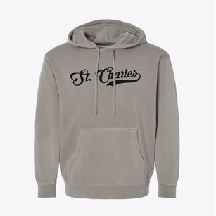 St. Charles Michigan Vintage Team Pigment-Dyed Hoodie