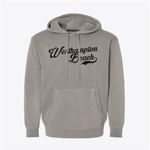 Westhampton Beach New York Vintage Team Pigment-Dyed Hoodie
