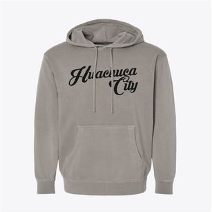 Huachuca City Arizona Vintage Team Pigment-Dyed Hoodie