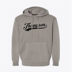 Thompson North Dakota Vintage Team Pigment-Dyed Hoodie