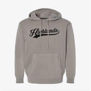 Highlands North Carolina Vintage Team Pigment-Dyed Hoodie