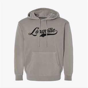 Longville Louisiana Vintage Team Pigment-Dyed Hoodie