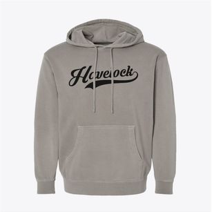 Havelock North Carolina Vintage Team Pigment-Dyed Hoodie
