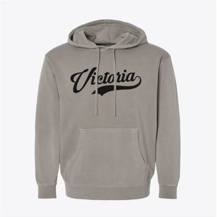 Victoria Illinois Vintage Team Pigment-Dyed Hoodie