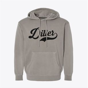 Diller Nebraska Vintage Team Pigment-Dyed Hoodie