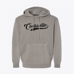 Cooksville Illinois Vintage Team Pigment-Dyed Hoodie