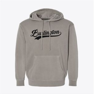Burlington Oklahoma Vintage Team Pigment-Dyed Hoodie