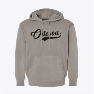 Odessa Minnesota Vintage Team Pigment-Dyed Hoodie