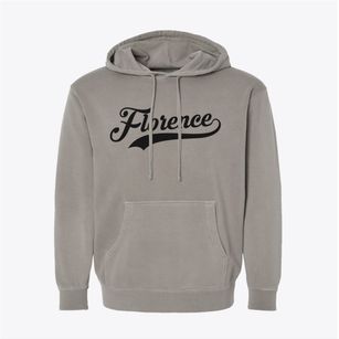 Florence Illinois Vintage Team Pigment-Dyed Hoodie