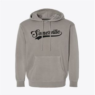 Somerville Massachusetts Vintage Team Pigment-Dyed Hoodie