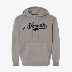 Newark New Jersey Vintage Team Pigment-Dyed Hoodie