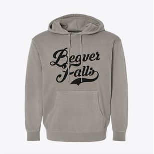 Beaver Falls Pennsylvania Vintage Team Pigment-Dyed Hoodie