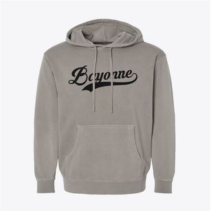 Bayonne New Jersey Vintage Team Pigment-Dyed Hoodie