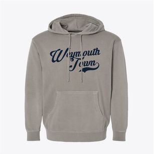 Weymouth Town Massachusetts Vintage Team Pigment-Dyed Hoodie